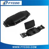 Fiber Optic Splice Closure Horizontal type two inlets/outlets(2Entry 2Exit PC Material Half type streamline design)